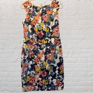 The Limited Multicolor Floral Midi Dress